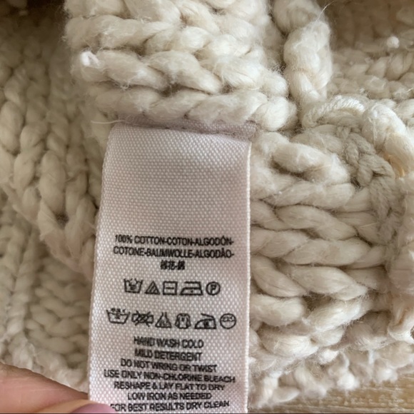 Free People Chunky Cotton Knit Cowl Neck Sweater - Picture 11 of 11